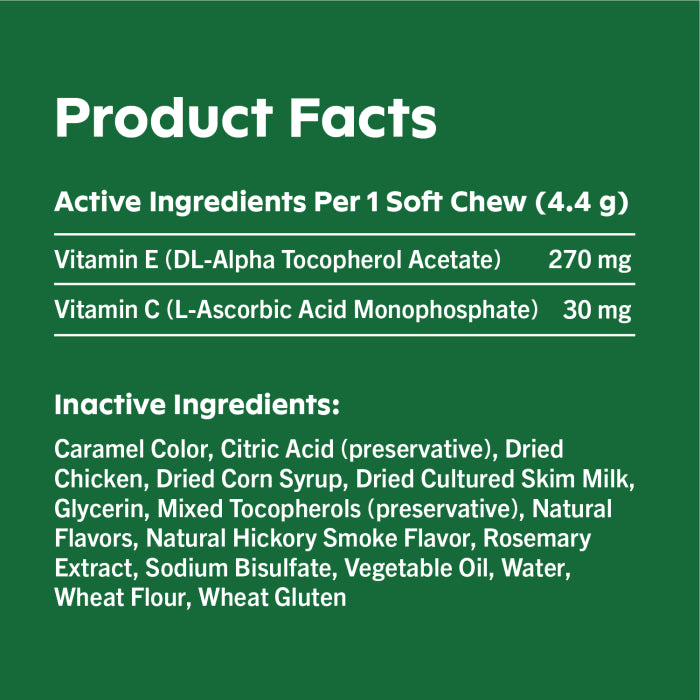 [Greenies][GREENIES Immune Health Supplements, 90 Count][Ingredients Image]