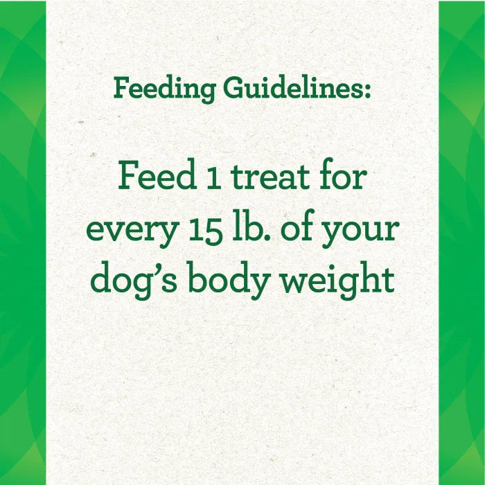 [Greenies][GREENIES Chicken Flavored Capsule Pill Pockets, 60 Count][Feeding Guidelines Image]