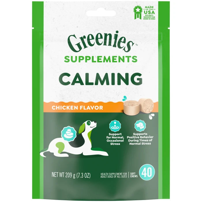 [Greenies][Greenies Calming Supplements , 40 Count][Main Image (Front)]
