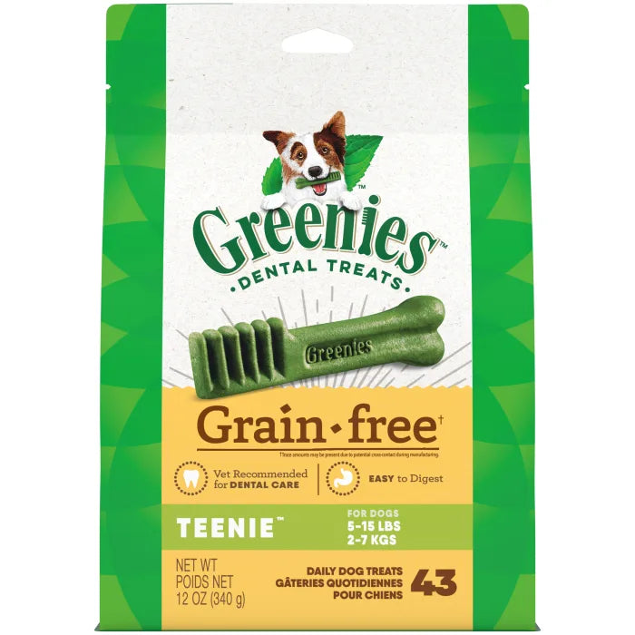 [Greenies][GREENIES Grain Free TEENIE Dental Treats, 43 Count][Main Image (Front)]