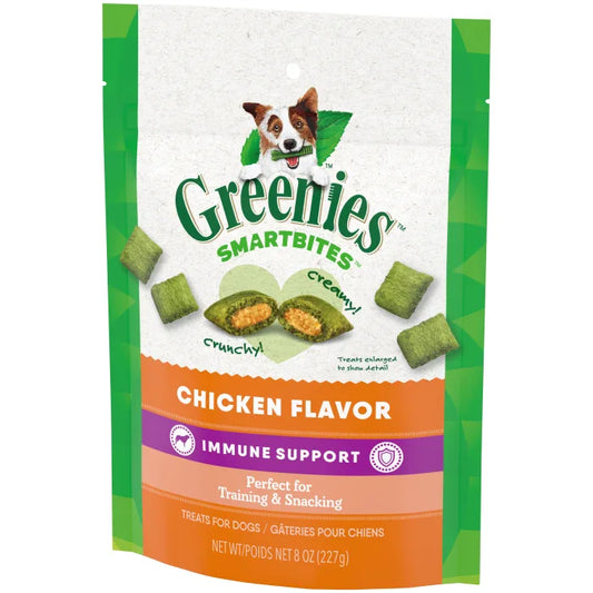 [Greenies][GREENIES Immune Support SMARTBITES][Image Center Right (3/4 Angle)]