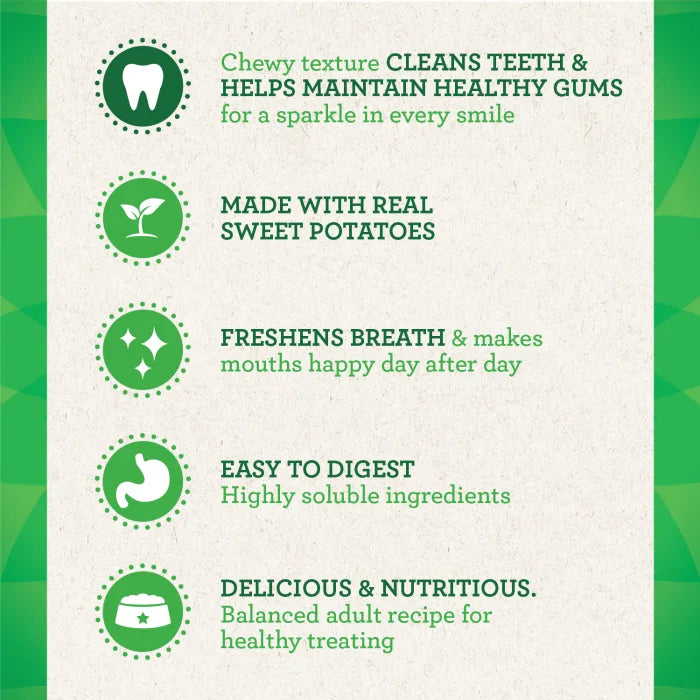 [Greenies][GREENIES Sweet Potato Flavored TEENIE Dental Treats, 43 Count][Enhanced Image Position 5]