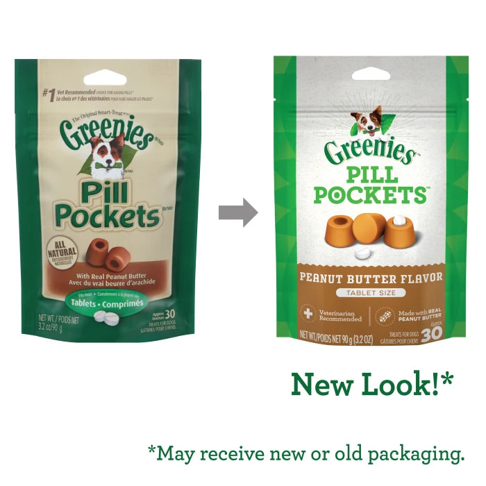 [Greenies][GREENIES Peanut Butter Flavored Tablet Pill Pockets, 30 Count][Enhanced Image Position 7]