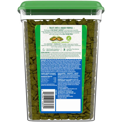 [Greenies][FELINE GREENIES Tuna Flavored Healthy Indoor SMARTBITES][Back Image]