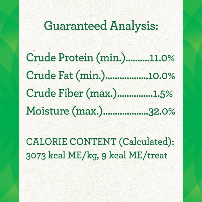 [Greenies][GREENIES Hickory Smoke Flavored Tablet Pill Pockets, 30 Count][Nutrition Grid/Guaranteed Analysis Image]