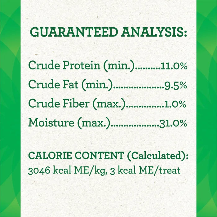 [Greenies][FELINE GREENIES Salmon Flavored Pill Pockets, 45 Count][Nutrition Grid/Guaranteed Analysis Image]