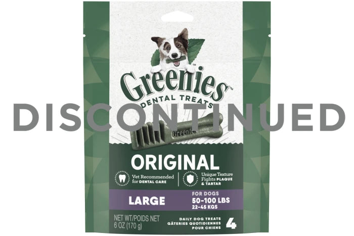 [Greenies][GREENIES Original Large Dental Treats, 4 Count Sample Pack][Main Image (Front)]