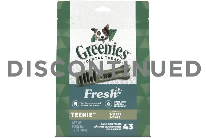 [Greenies][GREENIES Fresh TEENIE Dental Treats, 43 Count][Main Image (Front)]