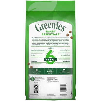 [Greenies][Greenies Smart Essentials Puppy High Protein Dry Dog Food Real Chicken & Brown Rice, 5.5 lb. Bag][Back Image]