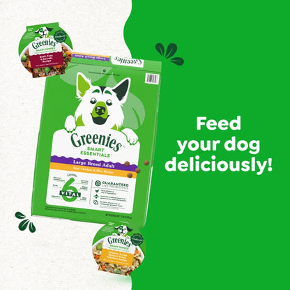 [Greenies][Greenies Smart Essentials Adult Large Breed Protein Dry Dog Food Real Chicken & Rice, 15 lb. Bag][Enhanced Image Position 6]
