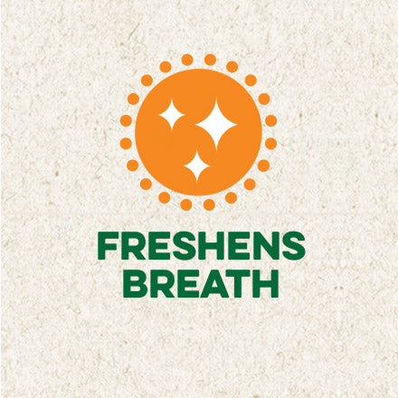 Freshens breath