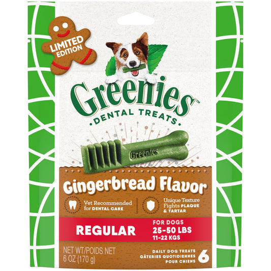 Gingerbread Dental Dog Treats
