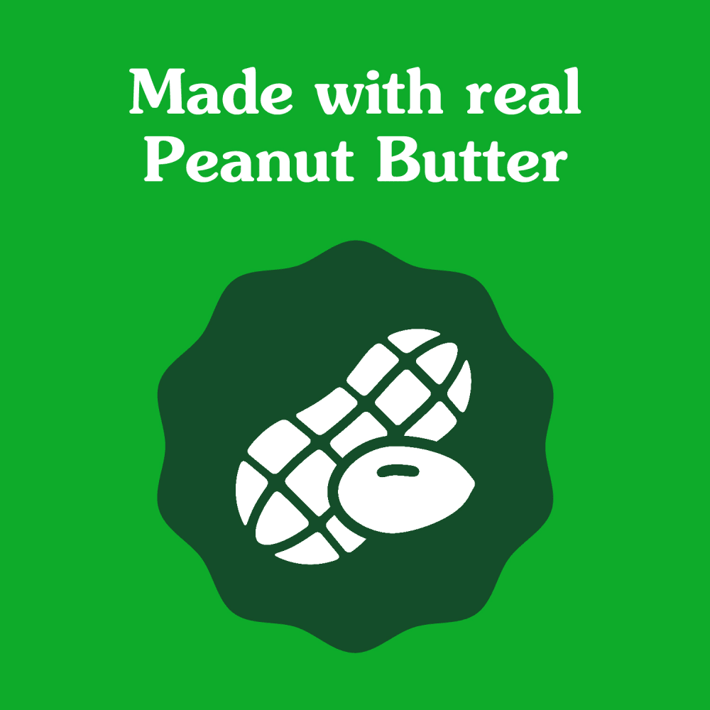 Allergy & Immune Support Supplements Dog Chews Peanut Butter guaranteed analysis image