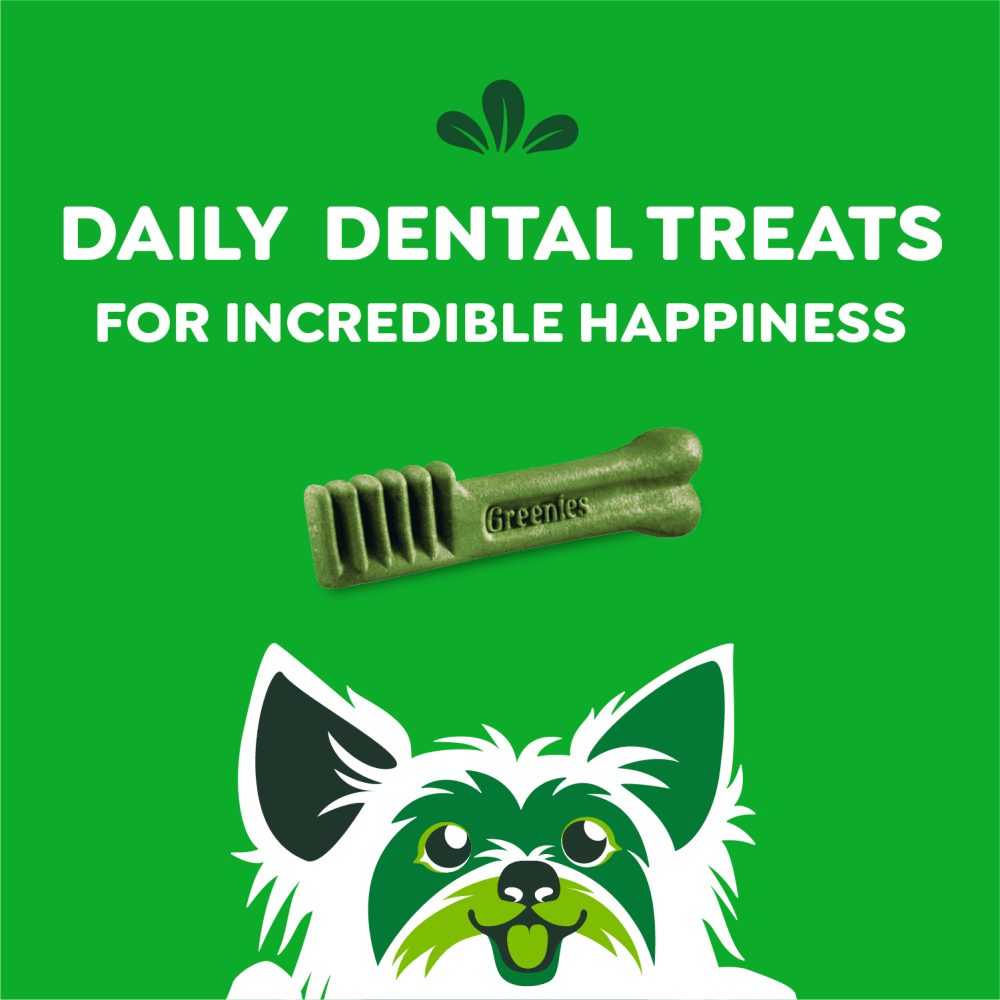 Adult Dental Dog Treats Teenie Size Original feeding guidelines image