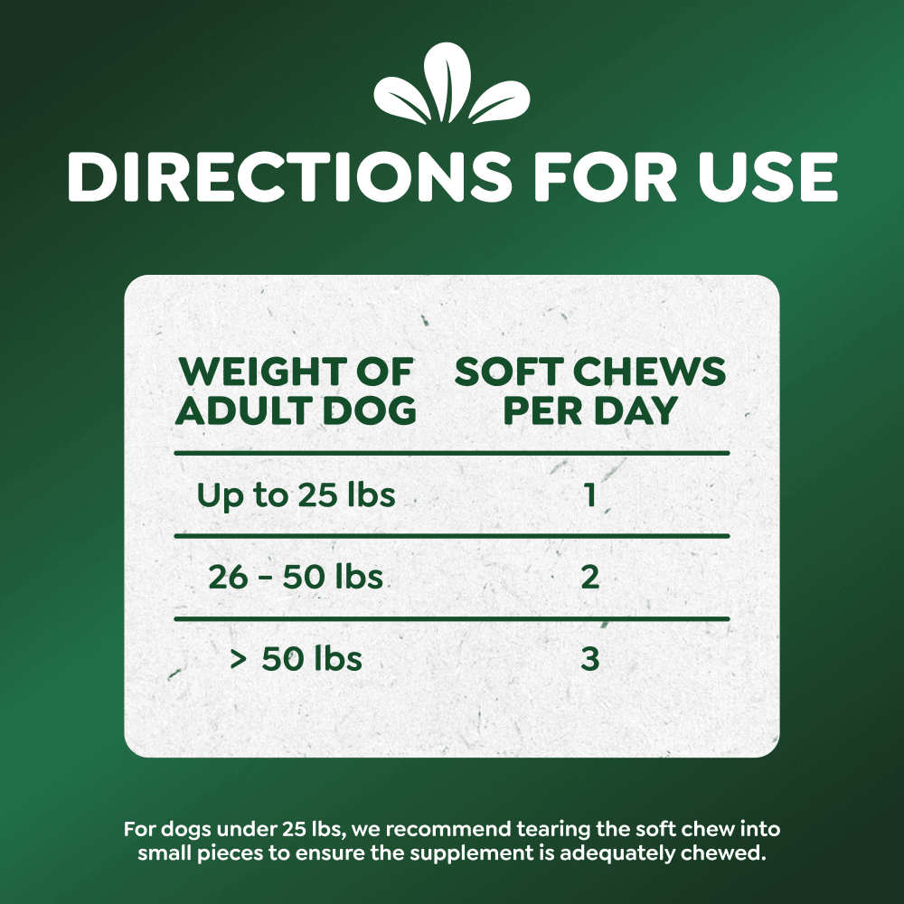 8-in-1 Multi-Benefit Soft Dog Chews Supplements Chicken feeding guidelines image