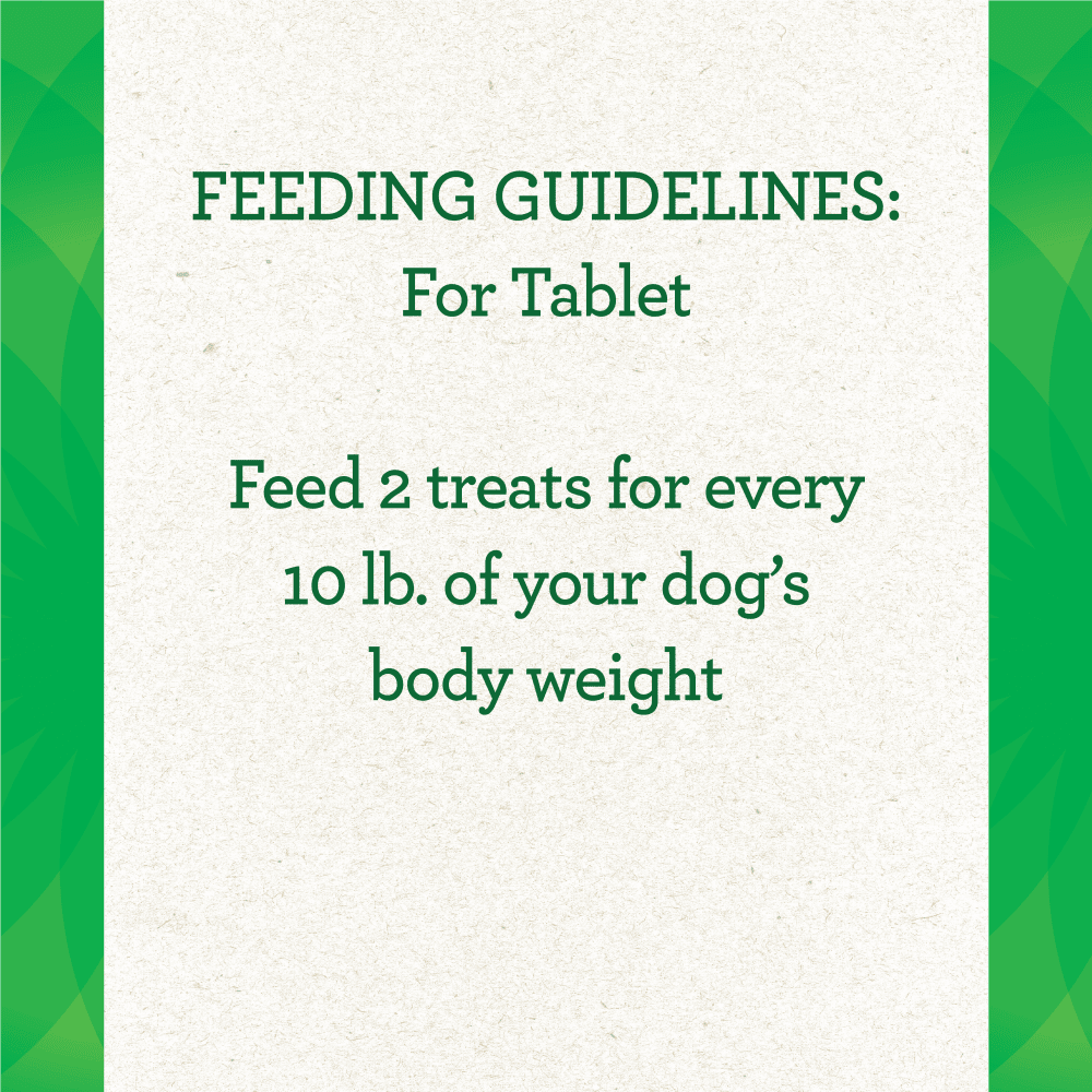 Pill Pockets Soft Dog Treats Variety Pack Two Flavors feeding guidelines image 1