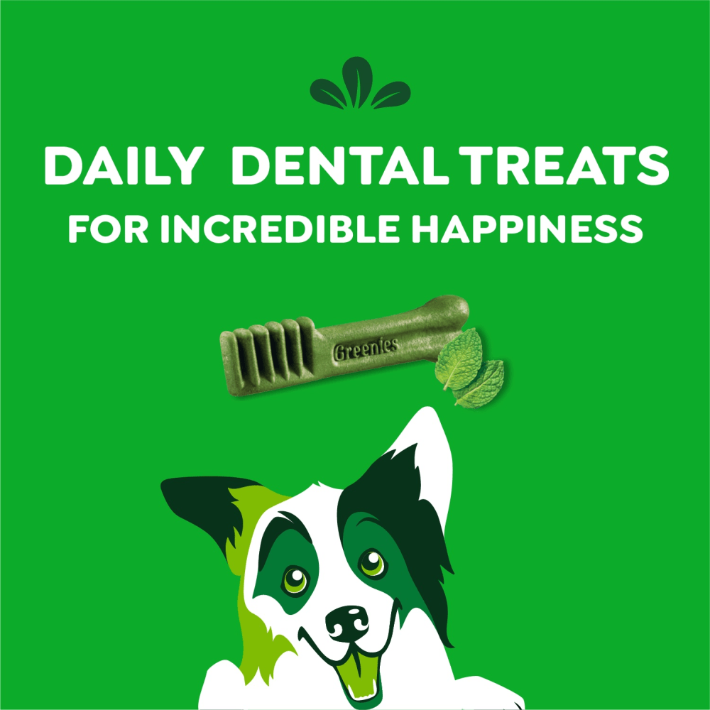Adult Dental Dog Treats Regular Size Fresh Flavor feeding guidelines image
