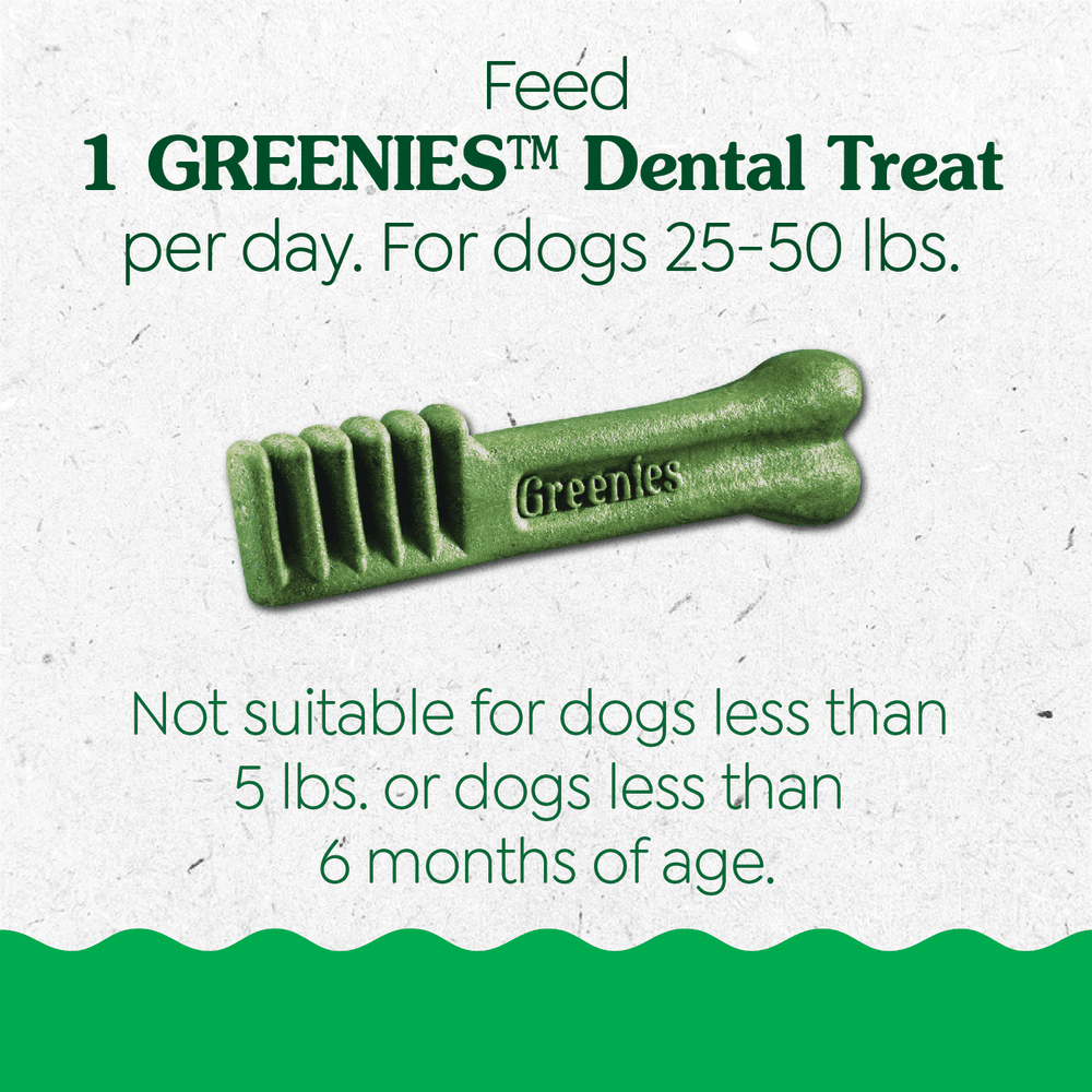 Dental Puppy Treats Regular Size Original feeding guidelines image