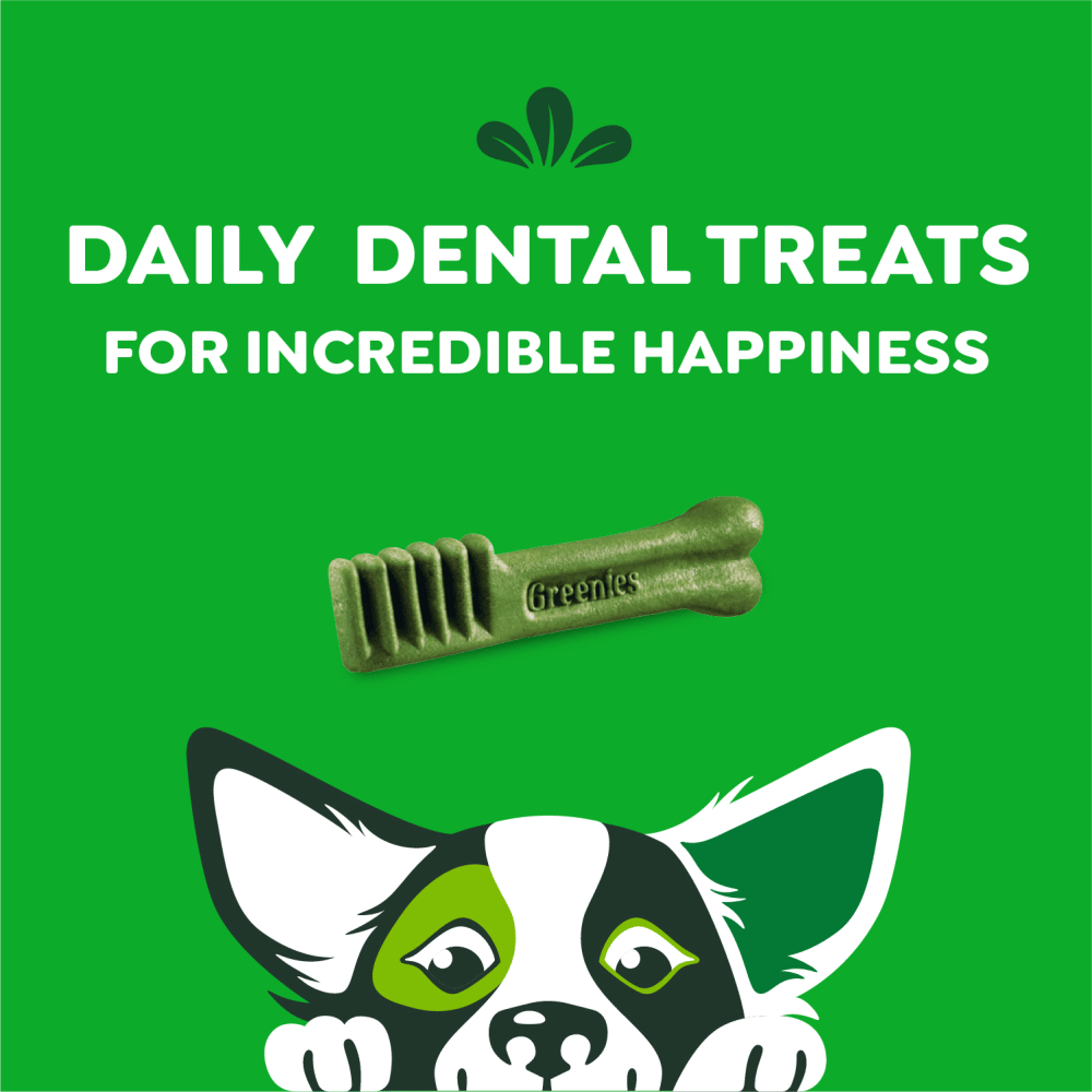 Adult Dental Dog Treats Petite Size Original feeding guidelines image