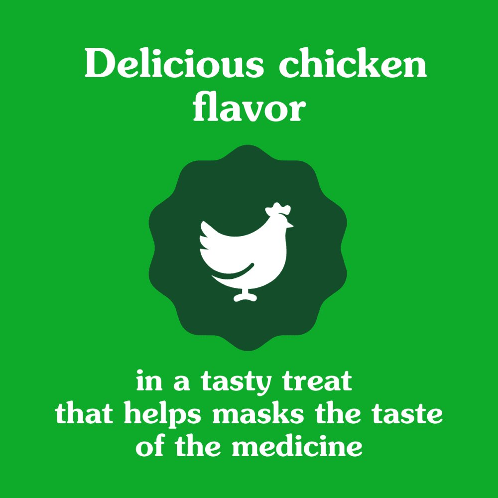 Feline PILL POCKETS Chicken Flavor Cat Treats guaranteed analysis image