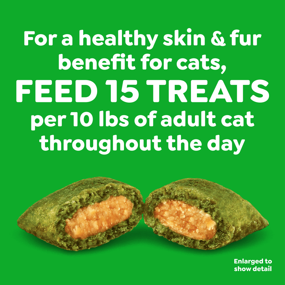 Smartbites Skin & Fur Health Cat Treats Chicken Flavor feeding guidelines image