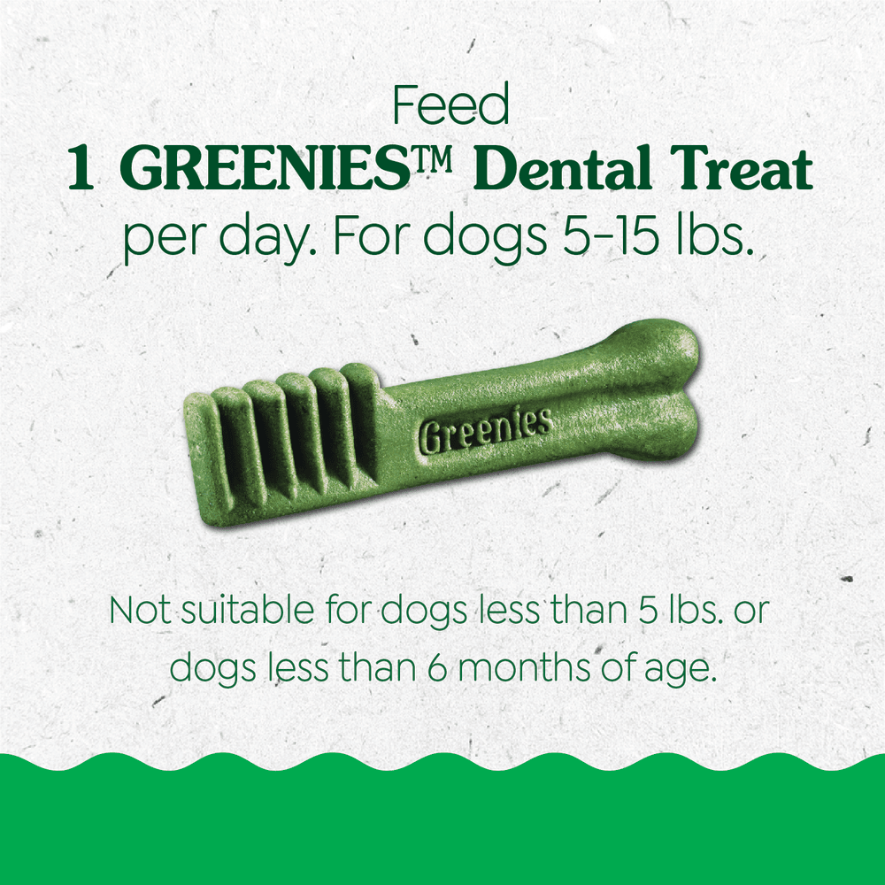 Dental Puppy Treats Teenie Size Original feeding guidelines image
