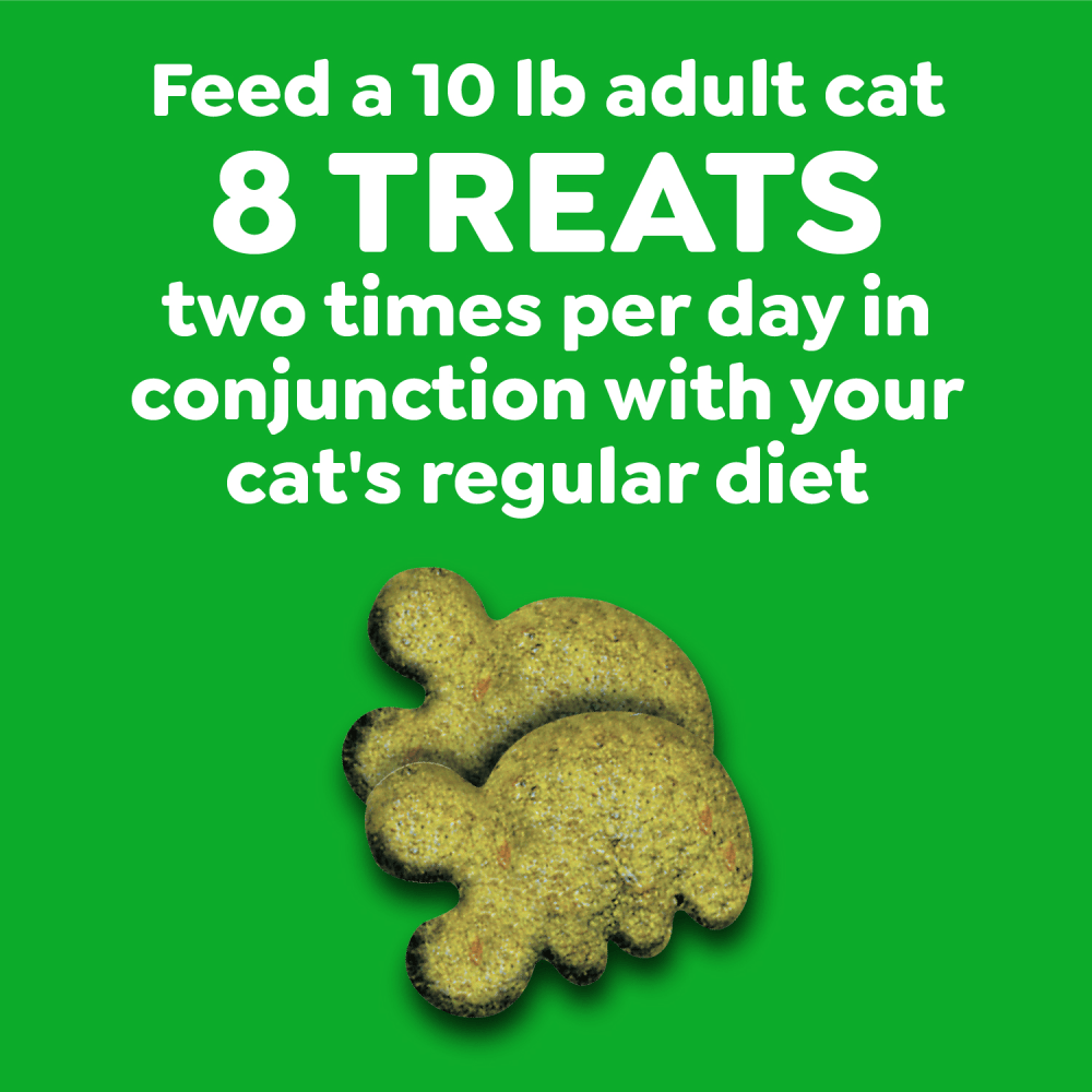 Feline Dental Oven Roasted Chicken Flavor Cat Treats feeding guidelines image