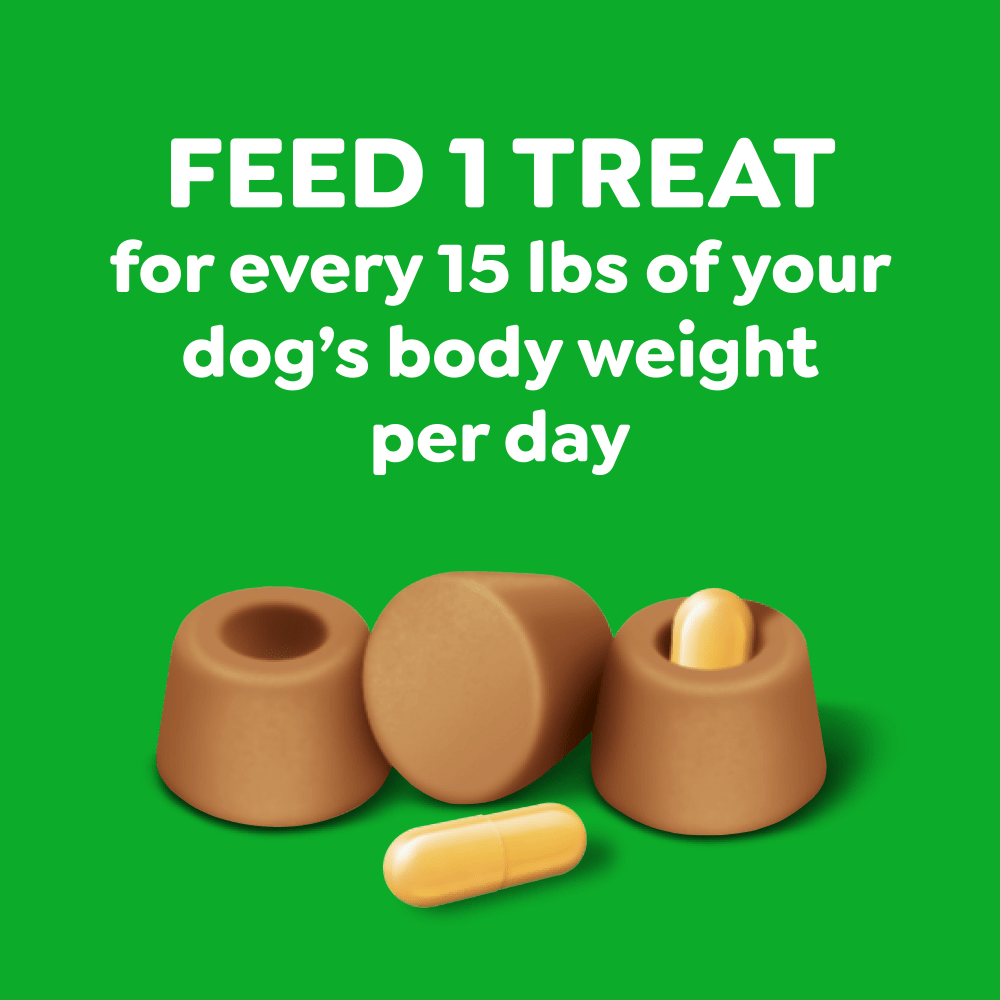 Pill Pockets Soft Dog Treats Variety Pack Two Flavors feeding guidelines image 1