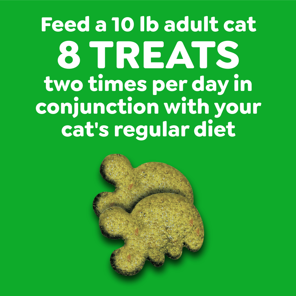 Feline Dental Oven Roasted Chicken Flavor Cat Treats feeding guidelines image
